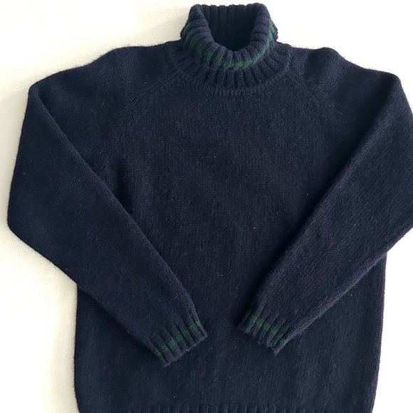 Vintage L.L. Bean Men’s Turtleneck Wool Blend Sweater - Picture 12 of 13